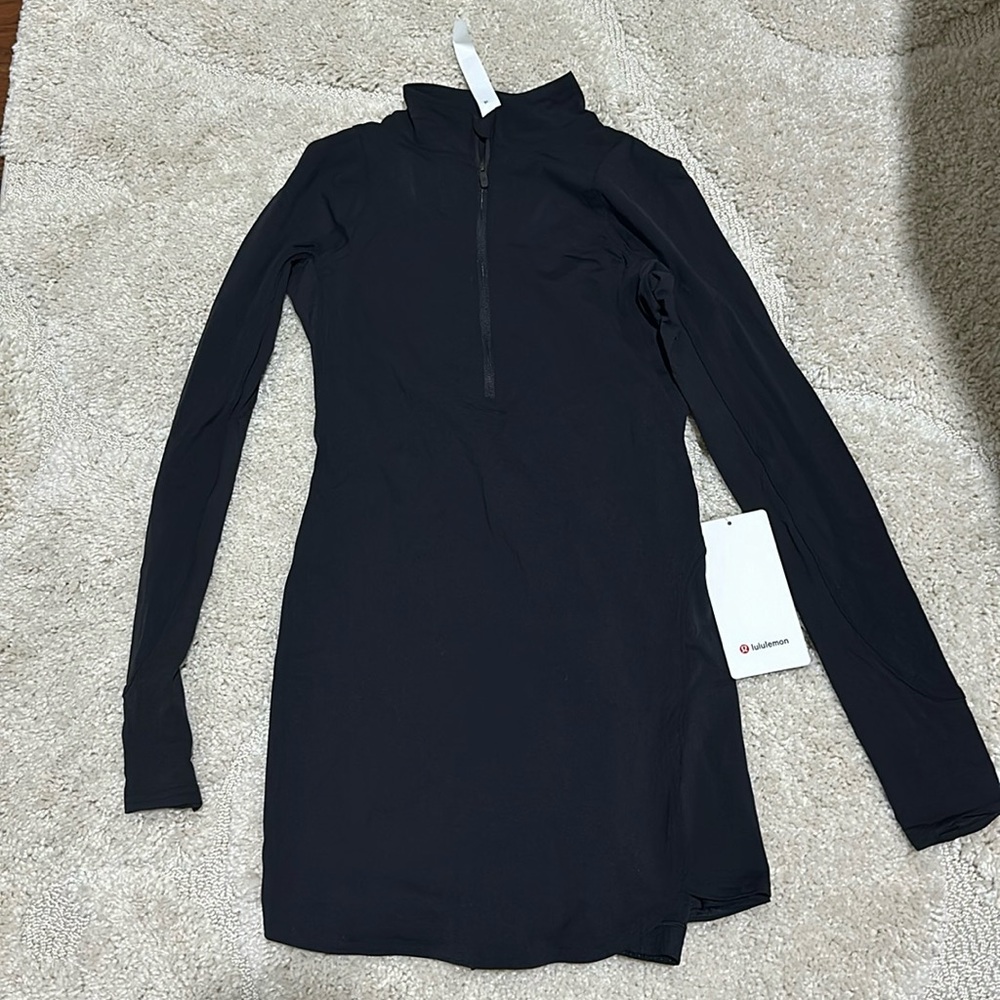 lululemon athletica Black Long Sleeve Dress
